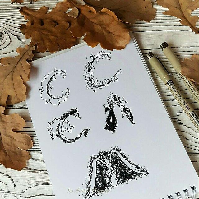 anrysneggy007 в LOOKY. #inktober2021,#inktober,#inktober_2021,#буквы,#леттеринг,#letteringdesign,#fantasyart,#bookishlove,#bookillustration,#книжнаяиллюстрация,#дракон,#феникс. "У тебя внутри краси...