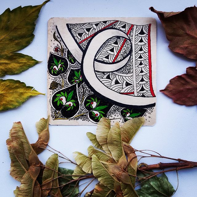 larisulij в LOOKY. #осеньвстиледзен2,#Школа_Зентангла. @zentangle_school @m...