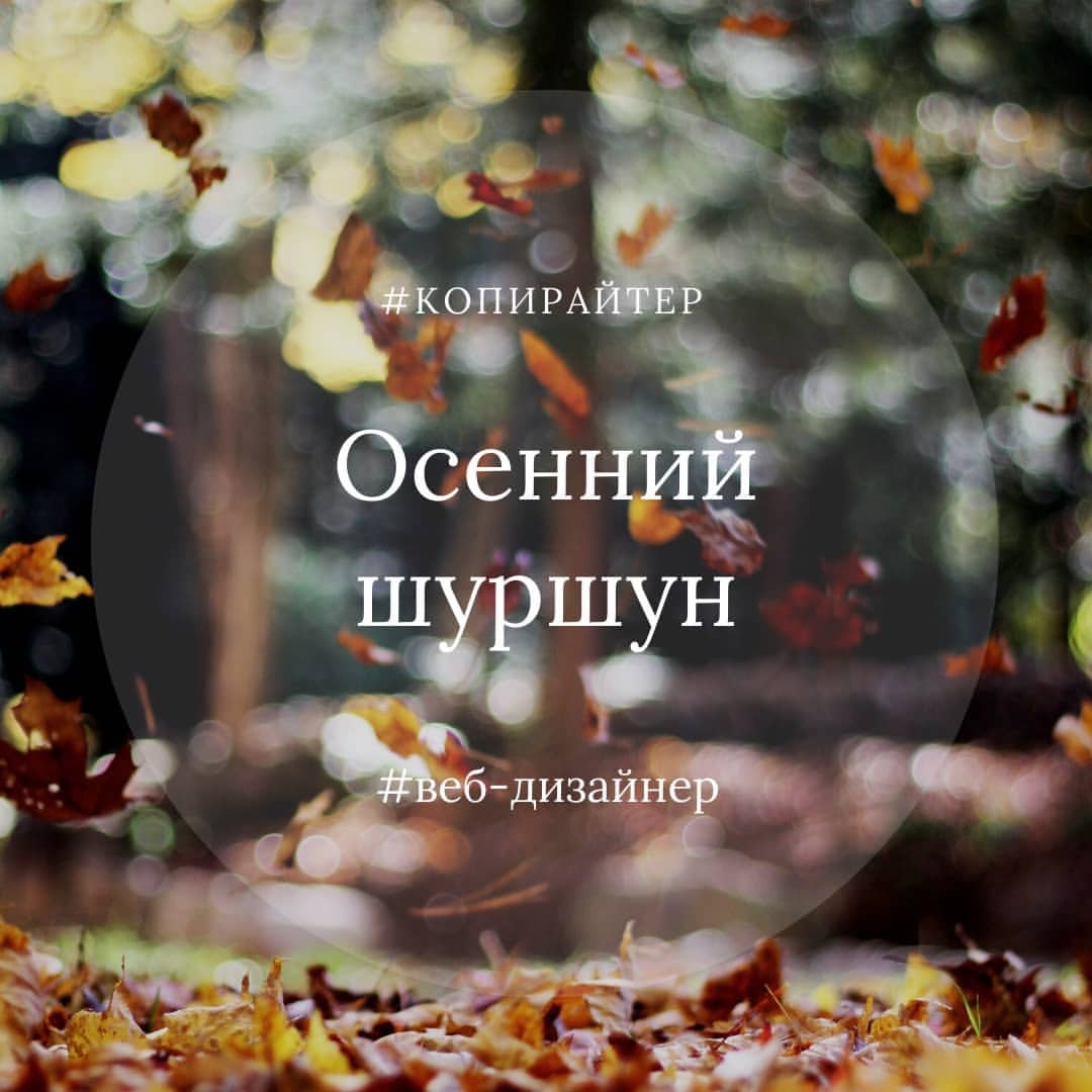 stilaolga_business в LOOKY. #яшинтенсив2,#буквомафия,#копирайтер,#заказатьтекст,#текстназаказ,#заказатьсайт,#лендинг,#онлайнбизнес,#онлайнмагазин. Осенний шуршун

Это ...