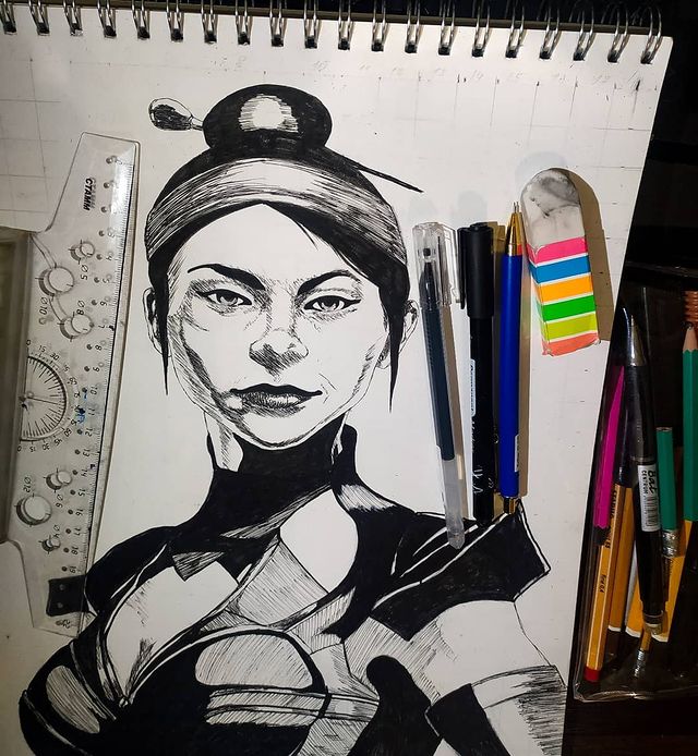 _skimitar_ в LOOKY. #mortalkombat,#mk11,#kitana,#kitanamk,#kitanamortalkombat,#black,#blackandwhite,#drawing,#draw,#art,#sketch,#pencil,#pencildrawing,#pencilart,#markerart,#marker,#markerdrawing,#face,#girl,#wooman. Kitana
#mortalkombat...