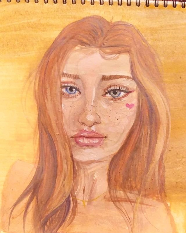 mis_missina в LOOKY. #портрет,#краски. Попробовала новую те...