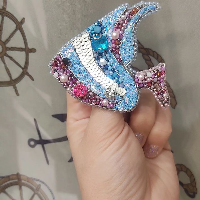 olginy_broshechki в LOOKY. #увлечение,#ручнаяработа,#брошьрыбка,#broochfish. Отправляемся в плава...