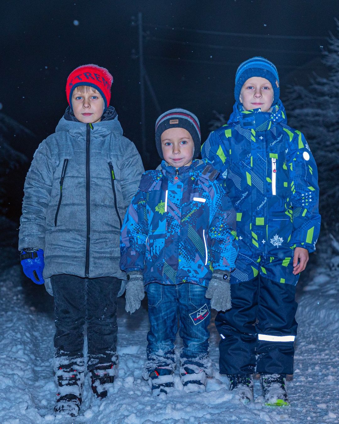 Ночная морозная съёмка 🌨️🌙❄️