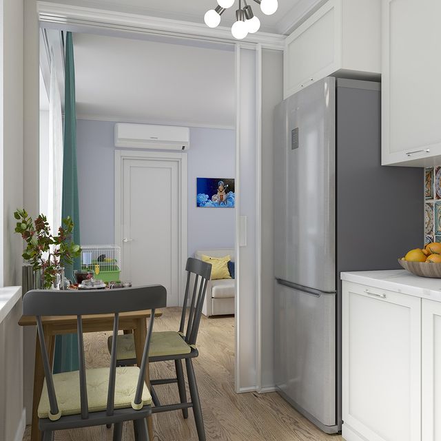e_p_design в LOOKY. . Кухня в небольшой дв...