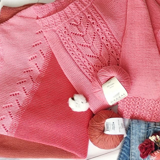 pauchok_vyazhet в LOOKY. #хлопковаяпряжа,#пряжагазал,#вяжем_с_5мотков,#пряжагазалбебикоттон,#handmade,#пряжа,#вяжутнетолькобабушки,#ручнаяработа,#вязаниеспицами,#knittinglove,#knitting,#люблювязать,#люблювязатьспицами,#хлопковыйджемпер,#беббикоттон,#вязанныеизделия,#вяжуспицами,#вязаныевещи,#модноевязание,#спицывруках,#спицыврукахмастерицы,#вязаныйстиль. Моя хлопковая ☁️ неж...