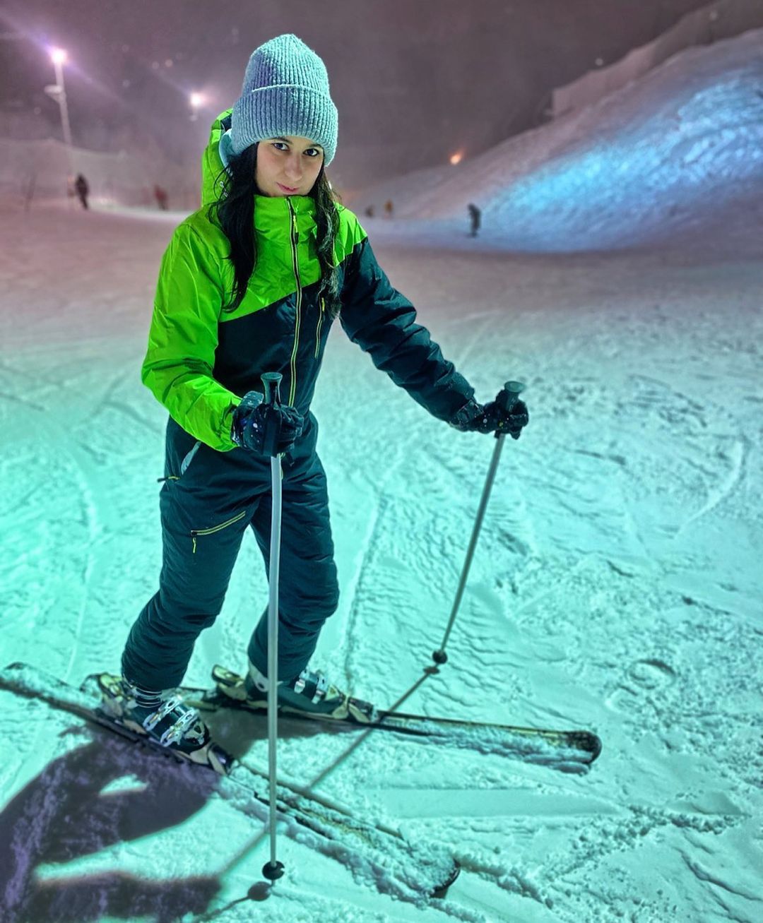 ekaterina_razzakova в LOOKY — Вот и я открыла вчера сезон😊⛷ 

#лыжи #горки #зима #покатуш