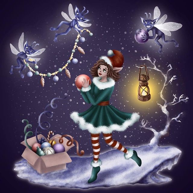 art.by.shigure в LOOKY. #xmas_characters,#digitalart,#christmascharacter,#characterdrawing,#christmasstickers,#christmaself,#magicalcreatures,#telegramstickers,#stickerpack,#christmas,#стикерытелеграм,#стикерпак,#behancereviews. Делюсь своей предпра...