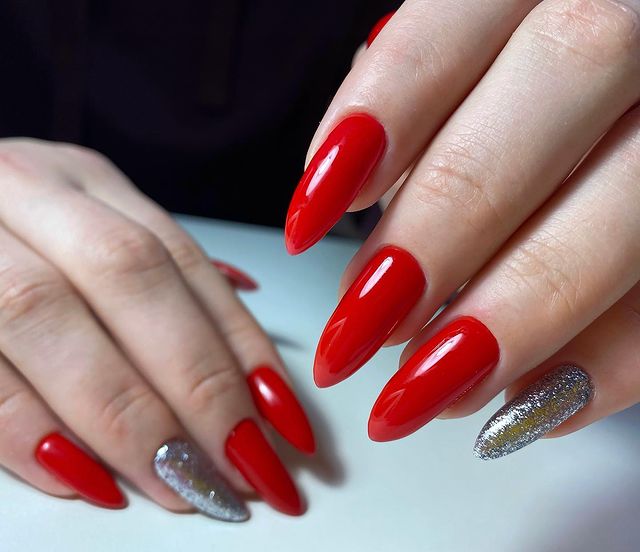 mvinogradova_nails в LOOKY. . Дерзкий красный,как ...