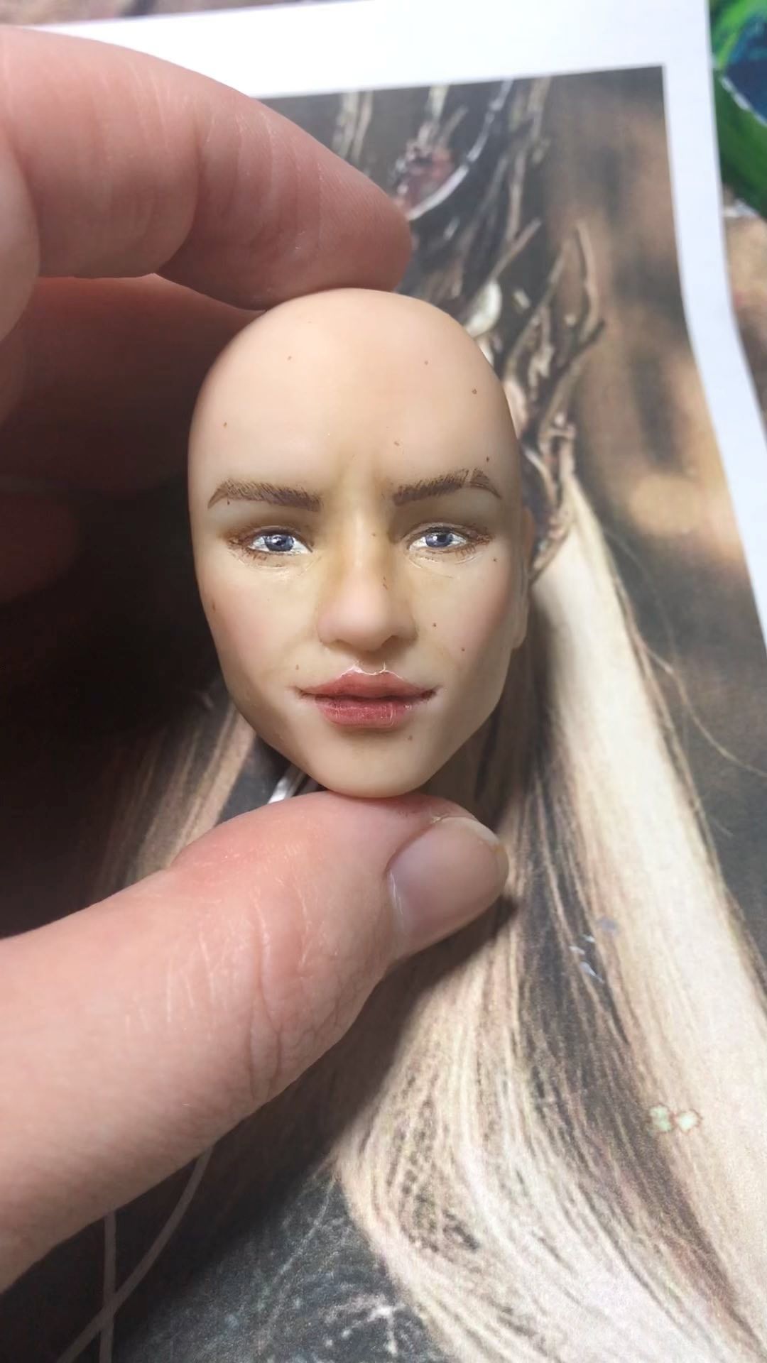 Куклы и Тедди в подарок in LOOKY. #кукларучнойработы,#handmadedoll,#russianartist,#mandoll,#роспись,#painting. Лицо моего нового ге...