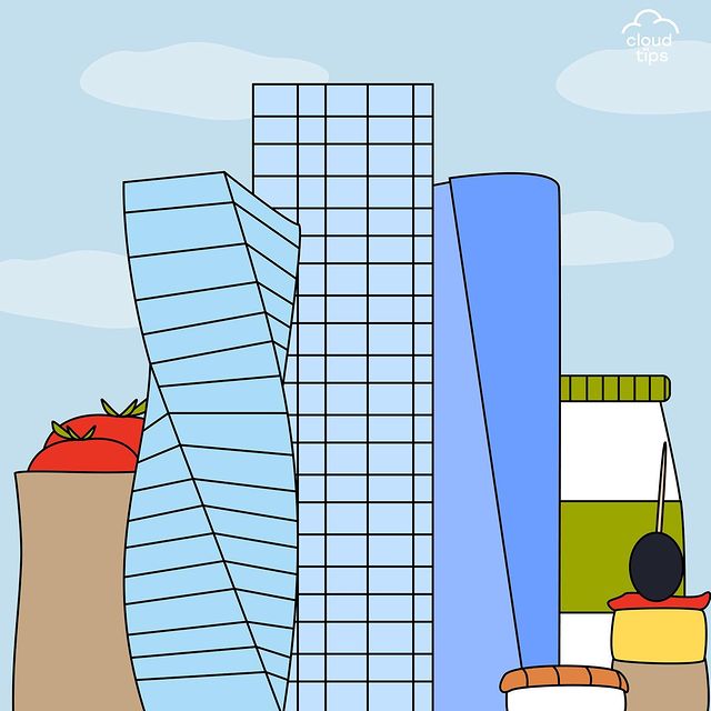 cloudtips в LOOKY. . Среди небоскребов ле...