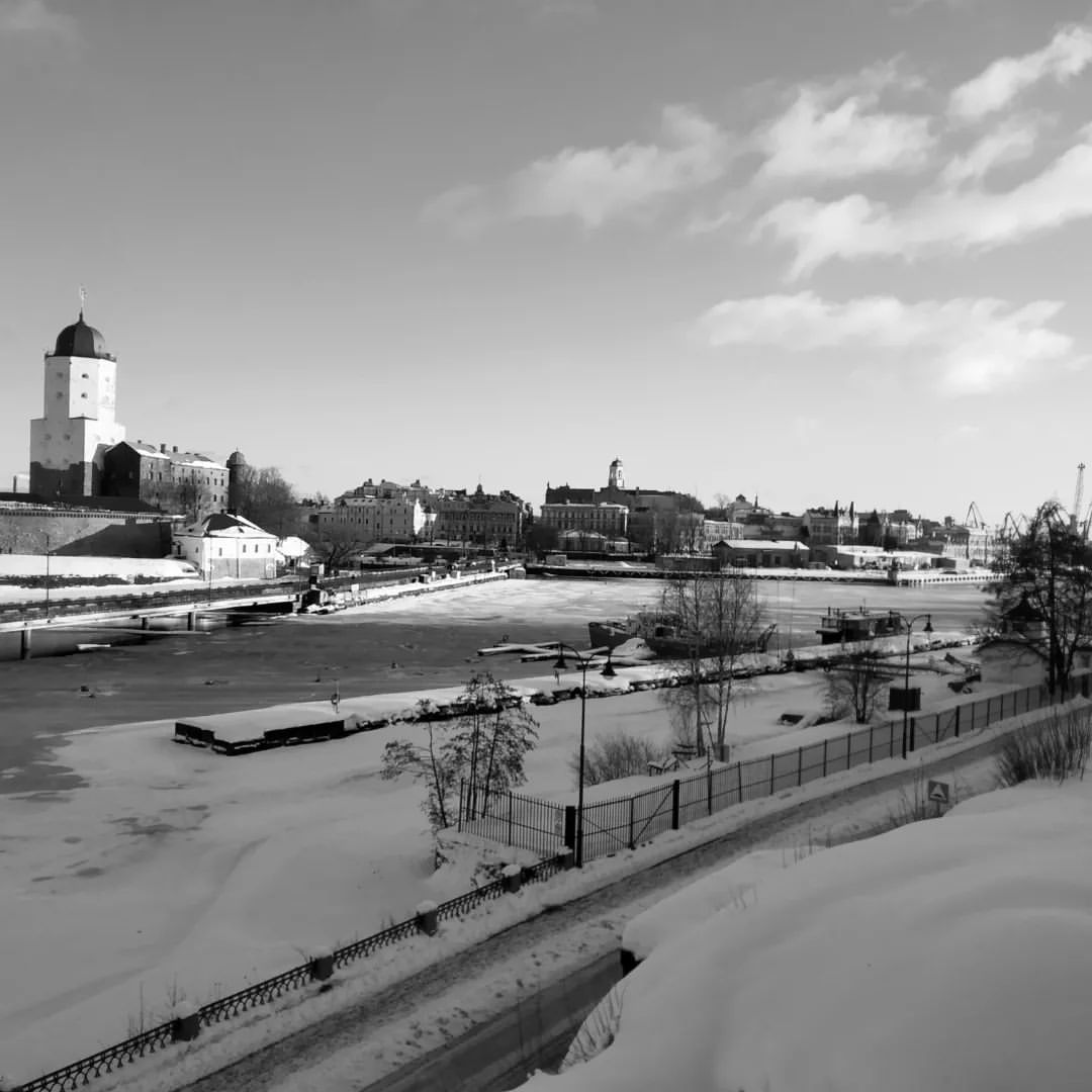 Черно-белый Выборг #чб #выборг #монрепо #mi8lite