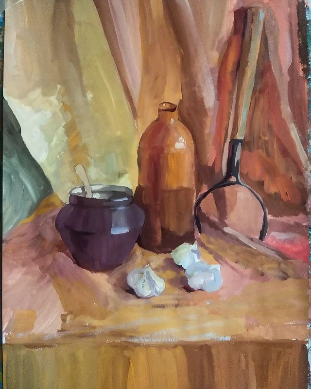 art_soyka_ в LOOKY. #stilllife,#art,#artwork,#artist,#gouache,#натюрморт,#живопись,#натура,#рисунок,#арт,#гуашь. Моя первая работа на...