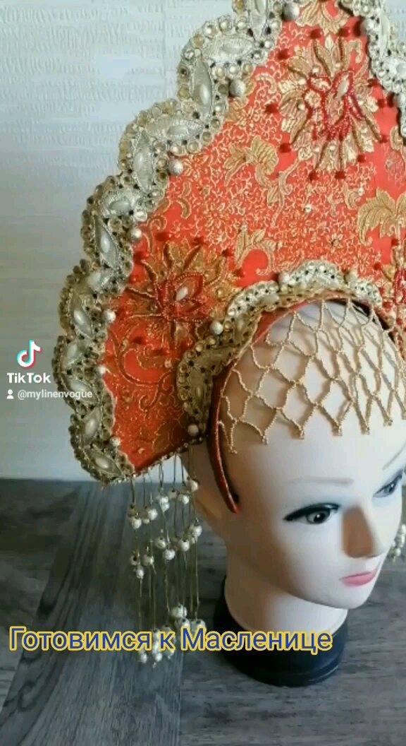 mylinenvogue в LOOKY. #кокошник,#масленица,#прогоняемзиму,#парча,#праздникивладивосток,#веснагрядёт,#скоровесна,#костюмывладивосток,#костюмыдлявыступлений. Кокошник для выступл...
