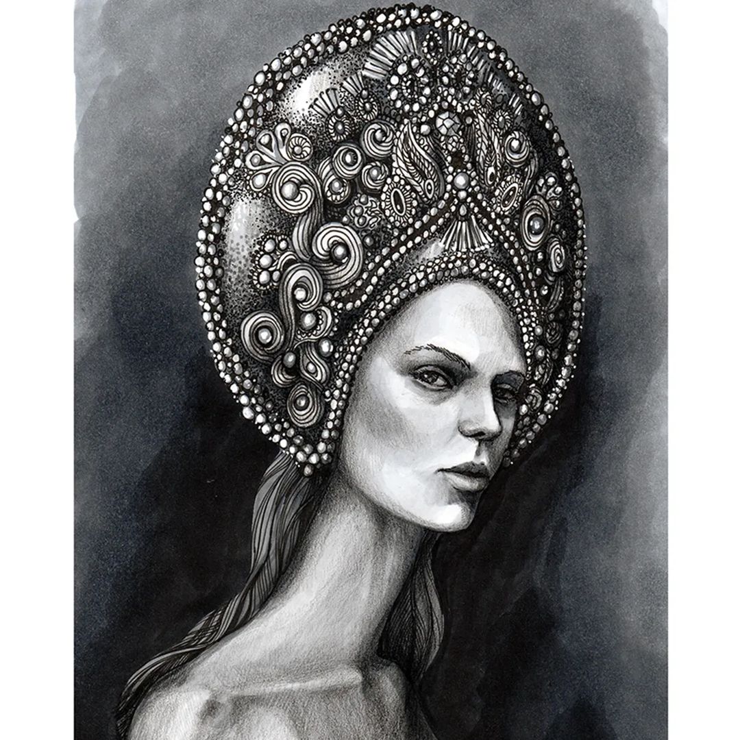 natashushkevich в LOOKY — Второе задание для марафона "Возрождение Руси" от @portrait.
