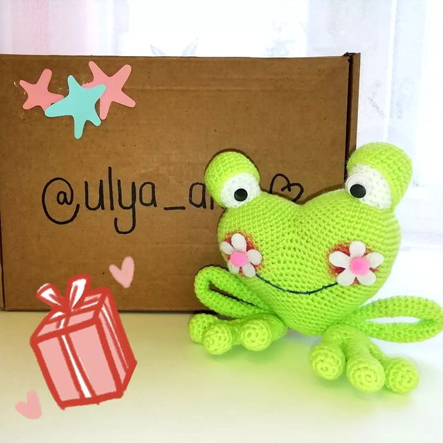 pim_pam_pompon в LOOKY. #amigurumis,#frog,#crochettoys,#stvalentinesday,#амигуруми,#игрушкикрючком,#лягушка. Кто лентяй? Я лентяй...