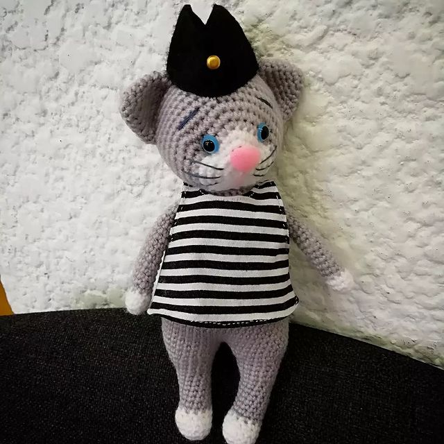 pim_pam_pompon в LOOKY. #amigurumis,#crochettoys,#амигуруми,#23февраля,#котики#cats,#игрушкикрючком. С Днём защитника оте...