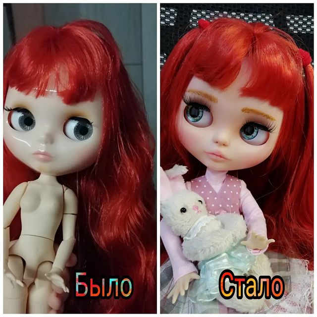 ewitadolls в LOOKY. #ooakdoll,#блайзкастом,#блайзомания,#блайзодежда,#ewitadolls. Первый опыт с кастом...