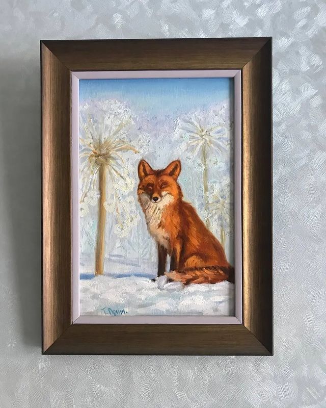 primakova.tanya.art в LOOKY. #oil#oilpaint#forsale#живопись#картинамаслом#art. Солнечная лиса, холс...