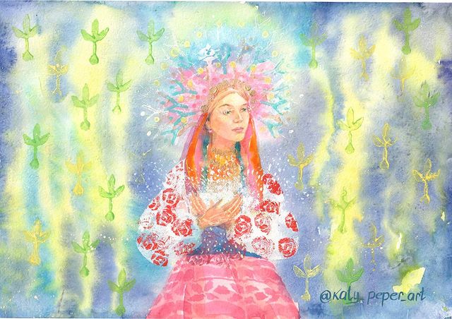 katy_peper_art в LOOKY. #portraitbattle_2,#watercolor,#watercolorillustration,#акварель,#акварельнаяиллюстрация,#иллюстрацияназаказ,#сказка. #portraitbattle_2 но...
