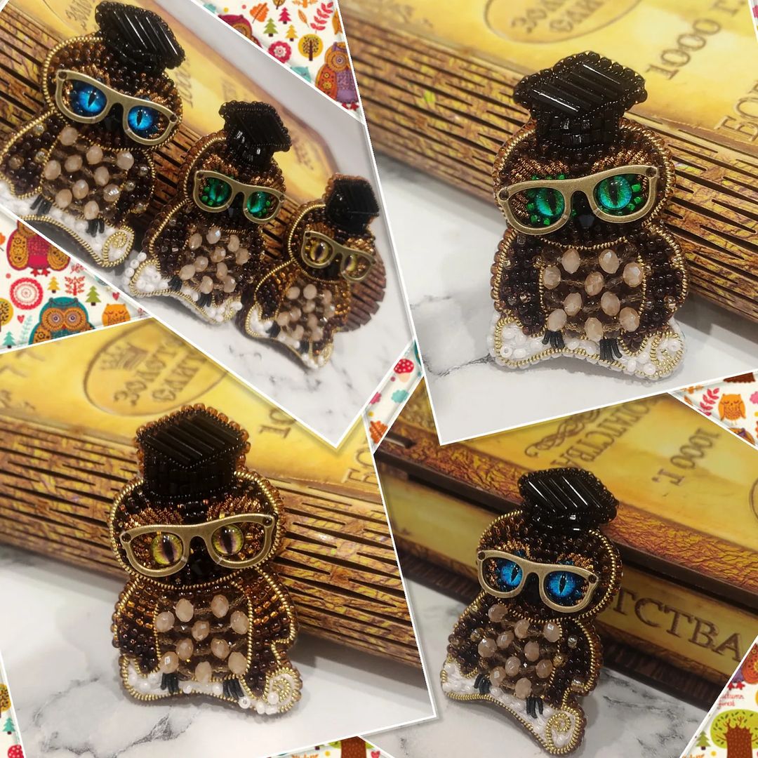 Брошки совушки выполнены на подарок🦉🦉🦉

Сова птица мудрости🦉
Можно выполнить в любом варианте, возможен повтор 💫
#брошьсова
#ручнаяработа
#увлечение