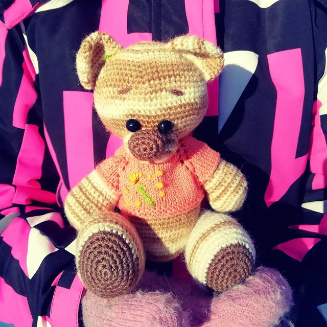 pim_pam_pompon в LOOKY. #амигуруми,#amigurumis,#bear,#amigurumibear,#toys,#мишки,#игрушкикрючком. Первый пошёл! Очень ...