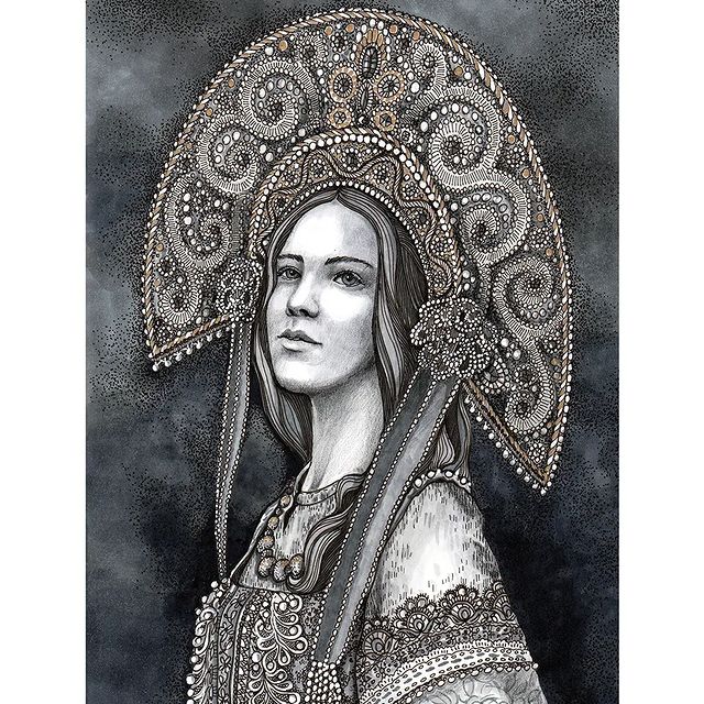 natashushkevich в LOOKY. #portraitbattle_2,#artbattle,#artmarafon,#graphicart,#графикалинером,#графика,#люблюграфику,#люблюрисовать,#скетчбук. Шестое задание для м...