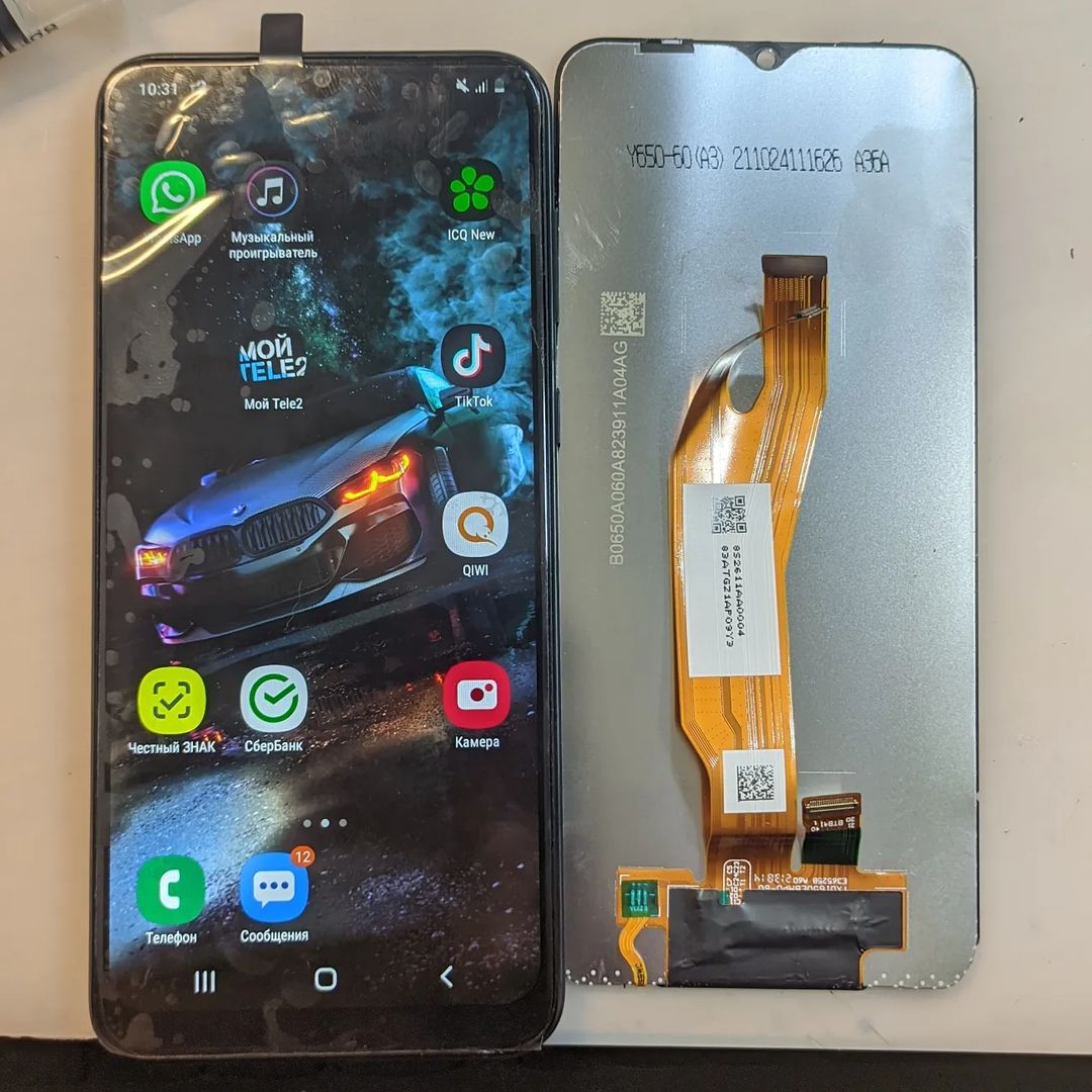 Samsung A032f. Замена дисплейного модуля.
