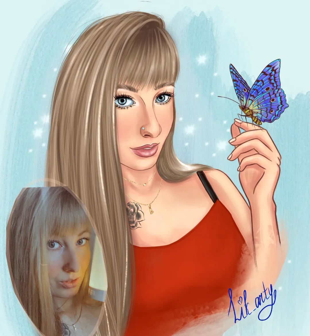lik_arty в LOOKY — Портрет по фото для @katyusha__belaya 🤩 

#digitalart #digi