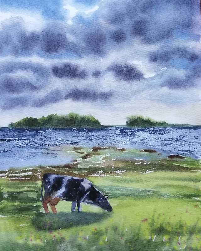 anna_m_handmade в LOOKY. #учусьрисовать,#мечтай_и_рисуй,#most_art01_зарядка,#акварельнаязарядка,#акварель,#акварельныйэтюд,#акварельнаяживопись,#акварельныйпейзаж,#art,#watercolor,#watercolorart. На этой неделе уже в...