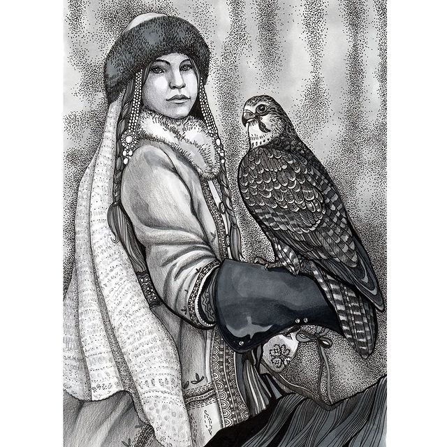 natashushkevich в LOOKY. #portraitbattle_2,#graphicart,#артмарафон,#графикалинером,#люблюграфику,#люблюрисовать. Девятая работа для м...