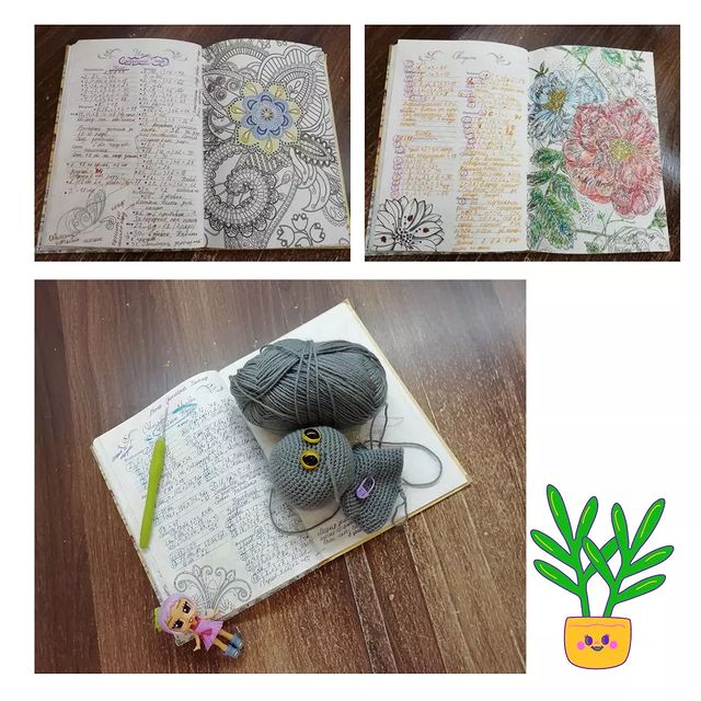 pim_pam_pompon в LOOKY. #амигуруми,,#amigurumi,#схемы,#описания,#amiguruminotes,#notes. Кто как записывает  ...