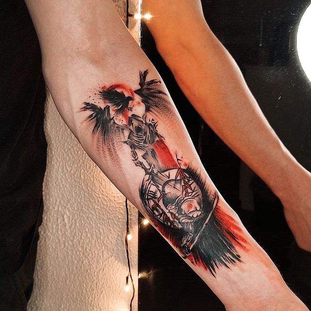 kozha.chernovik в LOOKY. #тату,#татуировка,#трэшполька,#tattoo,#tattooizhevsk. У самурая нет цели. ...