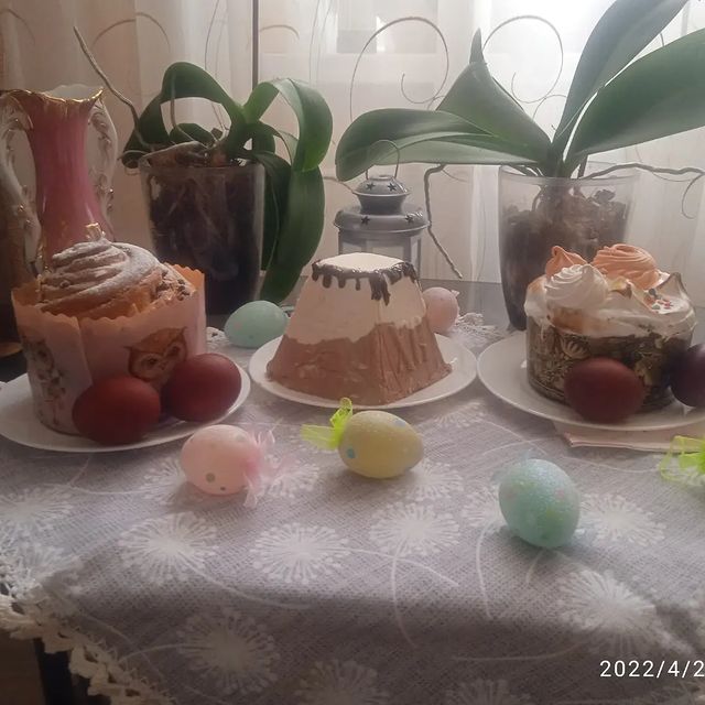 kuchen_bake в LOOKY. #пасха,#пасхальныйкулич,#пасхальныйдекор,#праздник,#праздничныйстол. Пасхальный стол. В э...