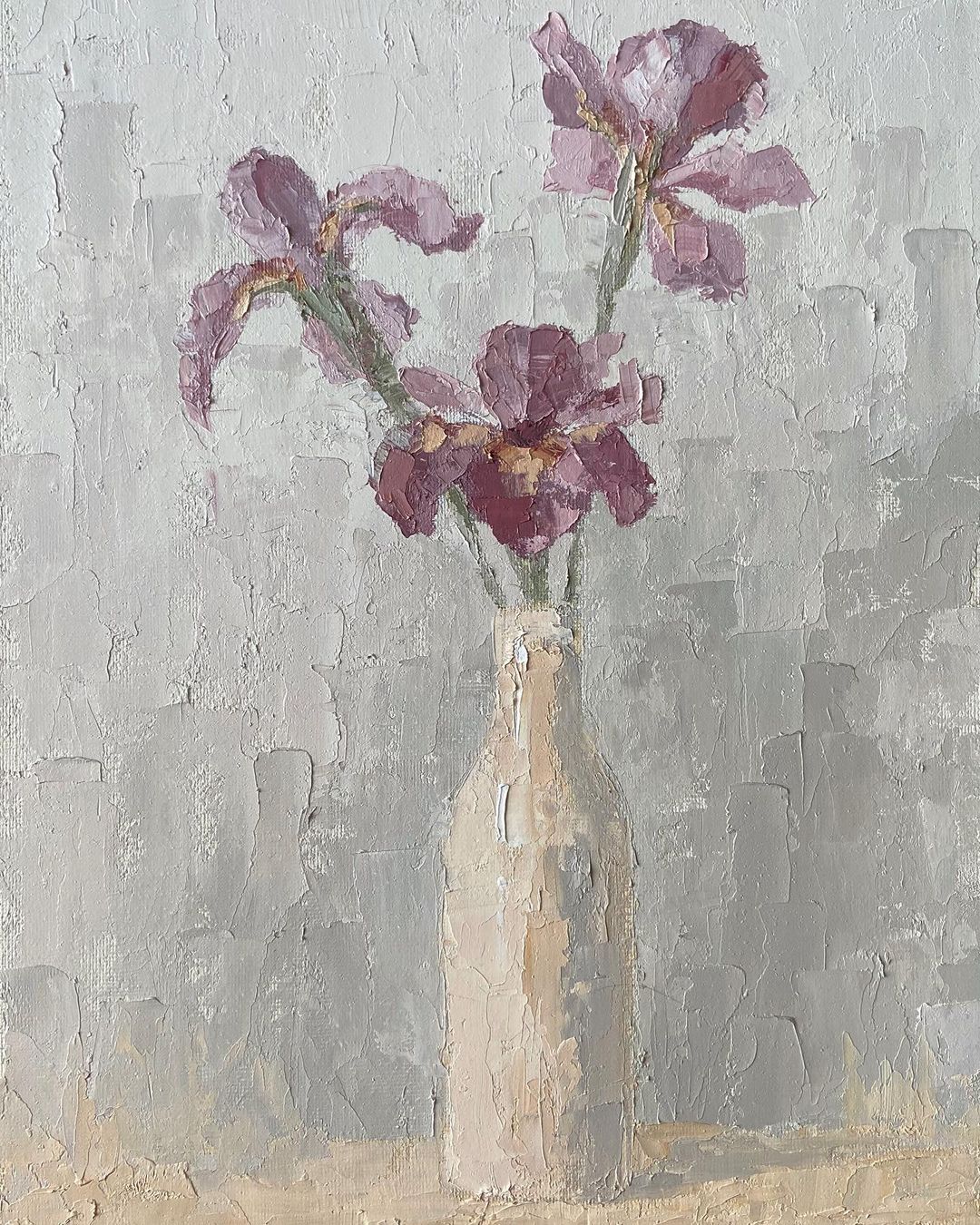 lena_shar_art в LOOKY — Ирисы, 25х35см, холст на картоне, масло. 

#ирисы #этюд #этю