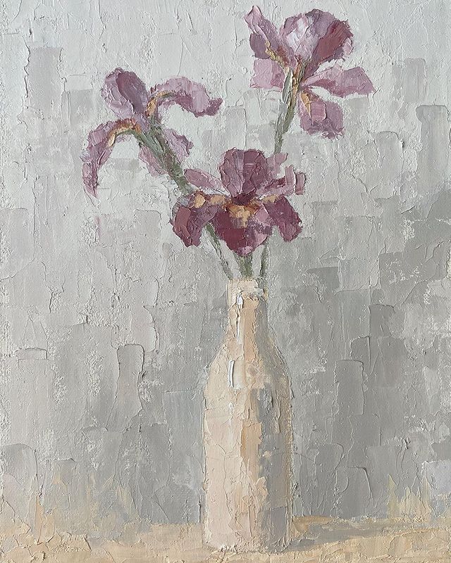 lena_shar_art в LOOKY. #ирисы,#этюд,#этюдмаслом,#живописьмаслом,#натюрморт,#цветымаслом,#art,#artwork,#painting,#oilpainting,#elenasharapova. Ирисы, 25х35см, холс...
