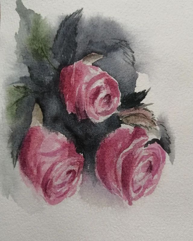 anna_m_handmade в LOOKY. #watercolor,#watercolorart,#art,#most_art01_зарядка,#учусьрисовать,#мечтай_и_рисуй,#акварельныйэтюд,#акварель. Весеннее настроение ...
