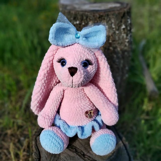 knitted_toys_heart в LOOKY. #свяжемсчастьесвоимируками,#вяжукрючком,#вяжусудовольствием,#игрушкикрючком,#зайкакрючком. Моя четвёртая зайка ...