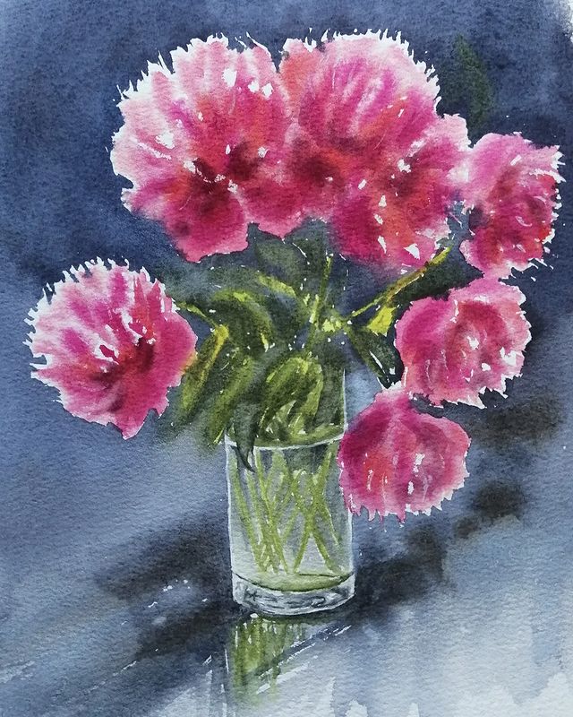 anna_m_handmade в LOOKY. #учусьрисовать,#мечтай_и_рисуй,#most_art01_зарядка,#акварельнаязарядка,#акварель,#акварельныйэтюд,#акварельнаяживопись,#watercolorart,#art,#watercolor. Акварельная зарядка ...