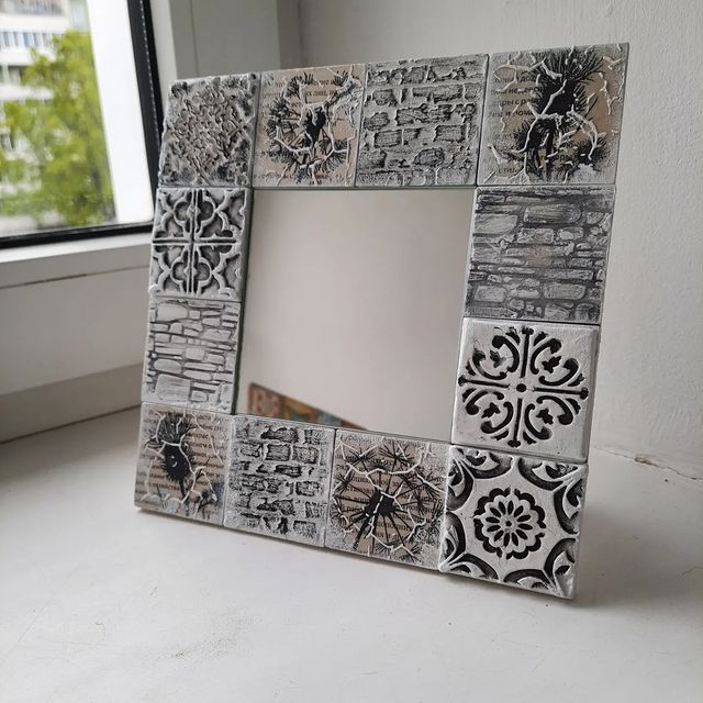 Татьяна Клименко в LOOKY. #mixmediaart,#mixmedia,#mixedmedia,#декордлядома,#зеркало,#сувениры,#подарки,#мастерклассыдлядетей,#декупаж. Зеркальца. Мои любим...