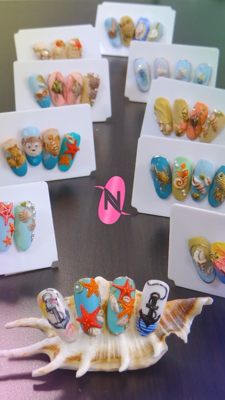 nailtrendshop в LOOKY. #лепкапластилином,#морскиедизайныногтей. 🌊 SEA TIME - ONLINE...