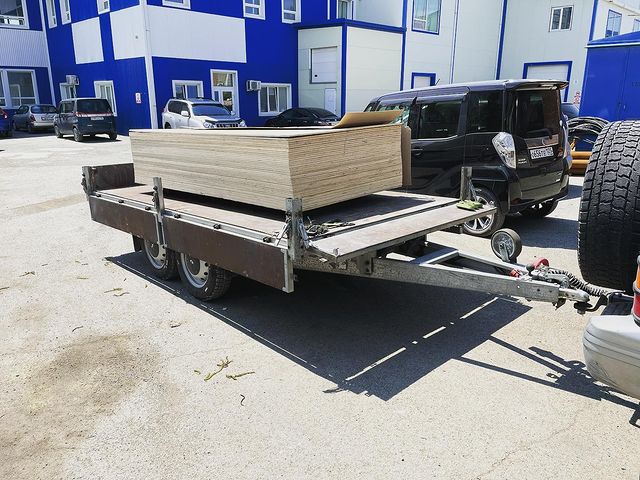 lymar.pro в LOOKY. #сстприцеп,#прицепсст,#саранскспецтехника,#саранскийприцеп,#легковойприцеп,#двухосныйприцеп. Подвезли фанеру для ...