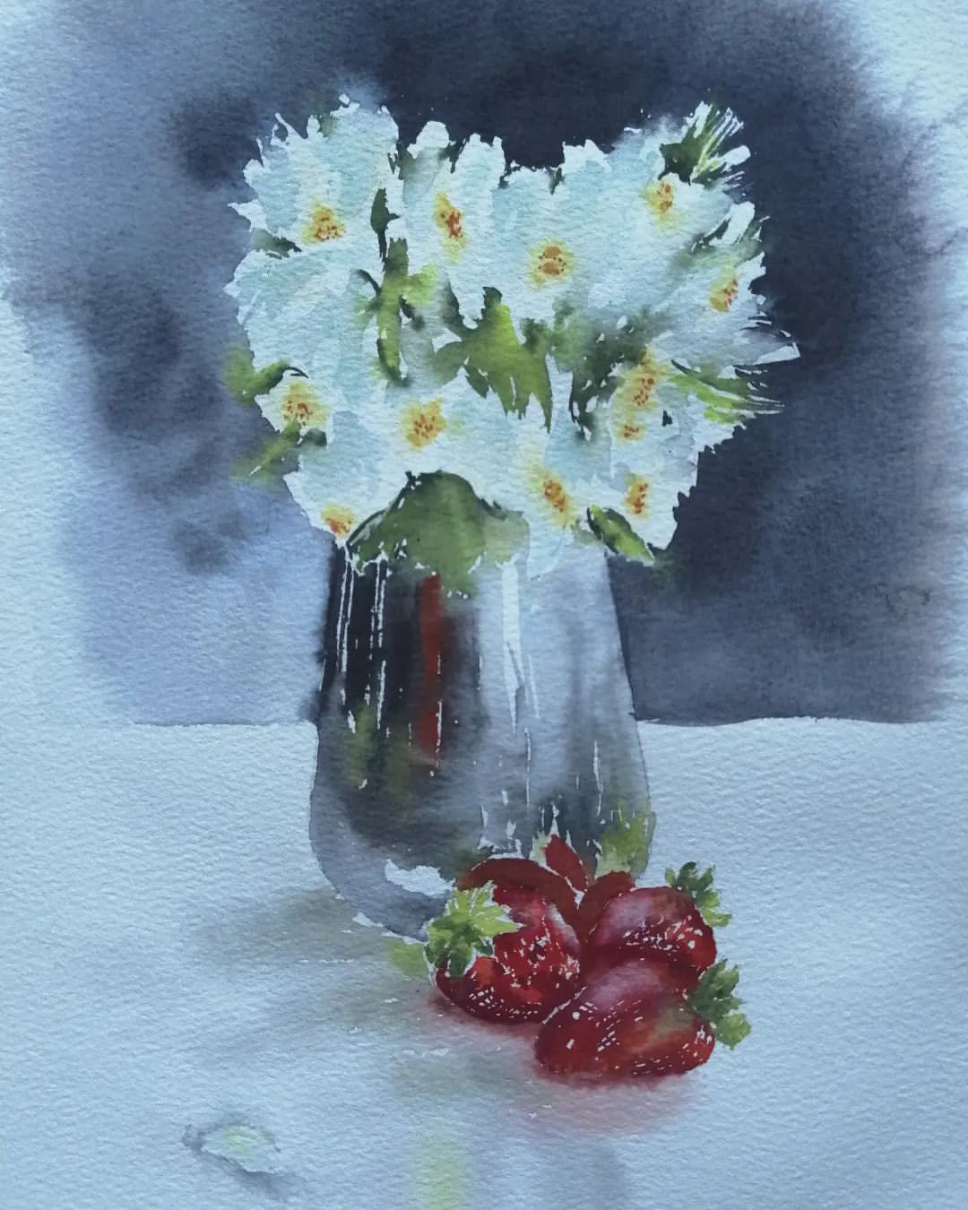 anna_m_handmade in LOOKY. #watercolorart,#art,#учусьрисовать,#акварель,#акварельныйэтюд,#акварельнаяживопись,#акварельнаязарядка,#most_art01_зарядка,#лето2022. Бодрое утро с Акваре...