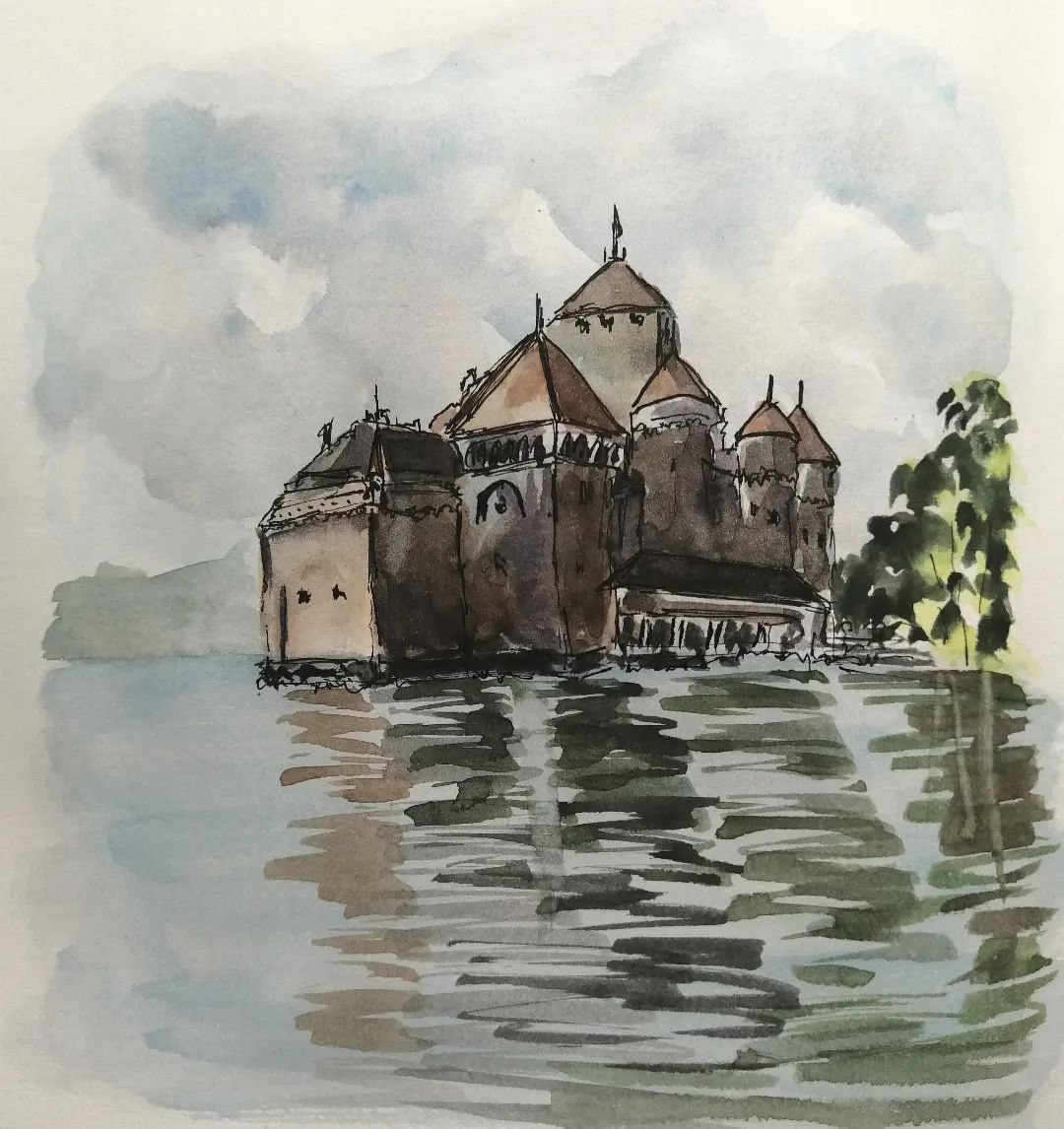 anna_m_handmade in LOOKY. #акварель,#акварельныйэтюд,#скетч,#акварельныйскетч,#watercolorart,#art,#watercolor,#sketching. Продолжаем скетчить ...