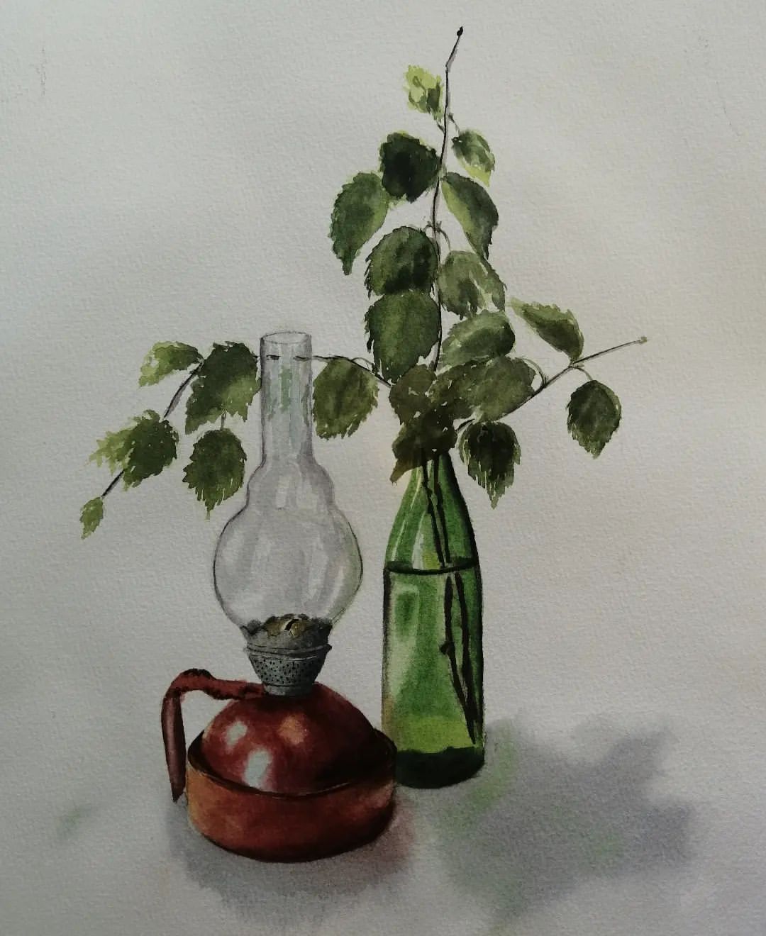 anna_m_handmade in LOOKY. #watercolorart,#art,#акварельныйнатюрморт,#акварельстекло,#акварельныйдрайв,#акварель,#учусьрисовать. Урок "Стекло", продо...
