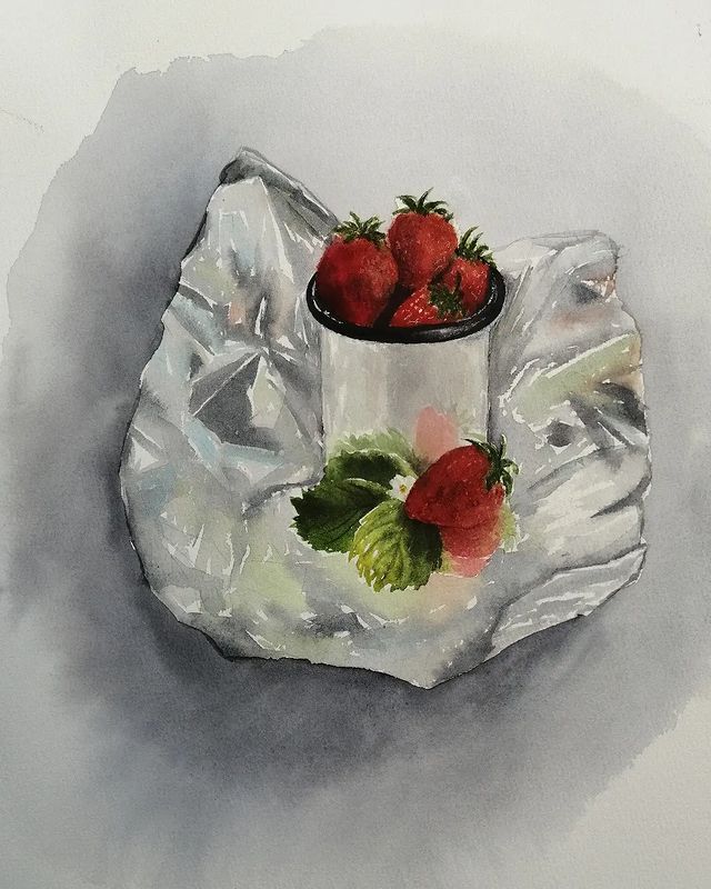 anna_m_handmade в LOOKY. #watercolor,#watercolorart,#art,#учусьрисовать,#акварель,#акварельныйэтюд,#акварельныйдрайв,#акварельметалл. Урок "Металл" с Аква...