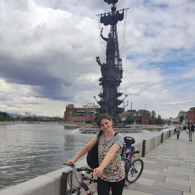 makasinkak в LOOKY. . Велопрогулка по Моск...