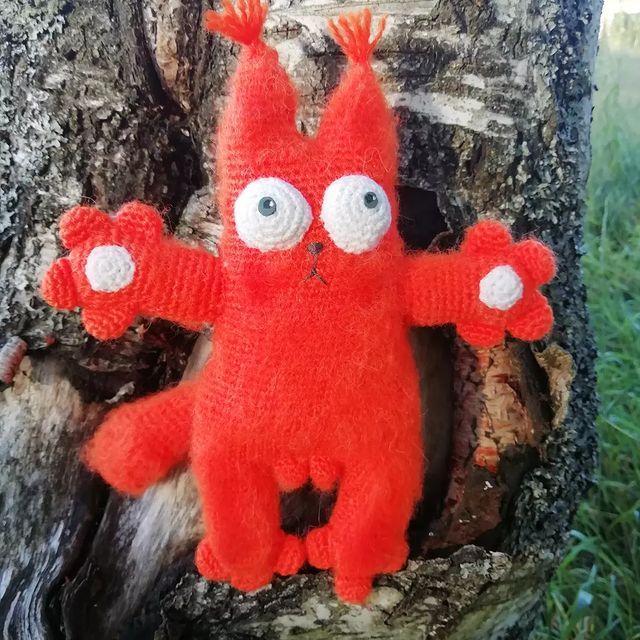 pim_pam_pompon в LOOKY. #amigurumi,#squirrel,#toy,#игрушкикрючком,#амигуруми,#белочка. Ещё немного оранжево...