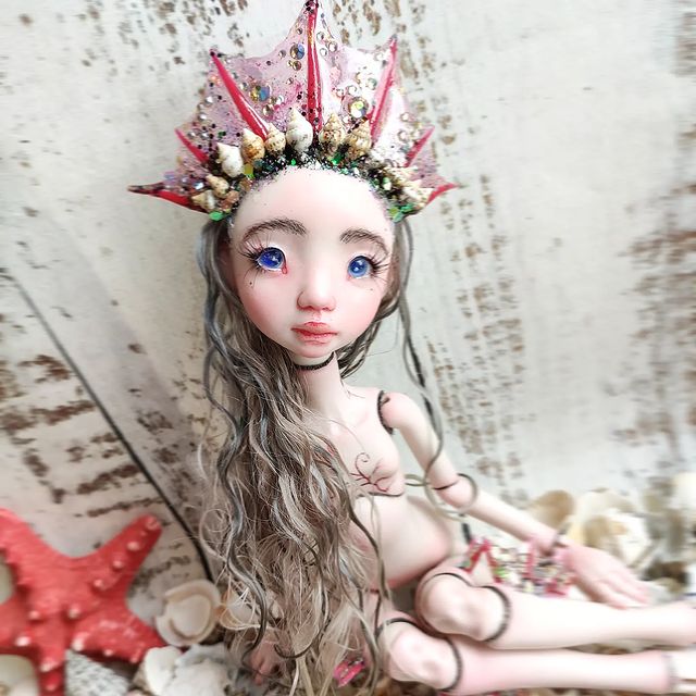 ekaterina__morozova_dolls в LOOKY. #ручгаяработа,#коллекционнаякукла,#интерьернаякукла,#хендмейд,#бжд,#бждкукла,#ооак,#handmade,#polimerclaydoll,#porceliandoll,#porcelian,#ooakdoll,#ooak. Моя морская девочка ...