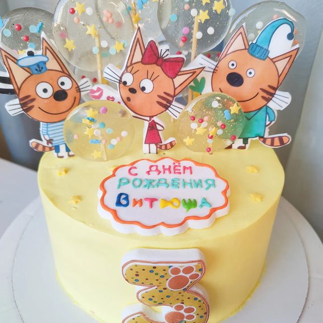 medany_zlodey в LOOKY. #тортыназаказ,#тортыобнинск🍥,#трикота. Три кота,  три хвост...