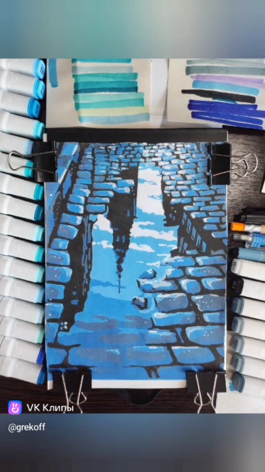gr3koff in LOOKY. #sketch #sketchmarker #sketchmarkers #скетч #скетчмаркерами #маркеры #скетчбук #sketchbook #art #набросок #творчество #рисование #copic #touchsmooth #акрил #пастель #акварель #градиент #рисуйкаждыйдень #просторисуй #улица #отражение #mirror. #sketch #sketchmarke...
